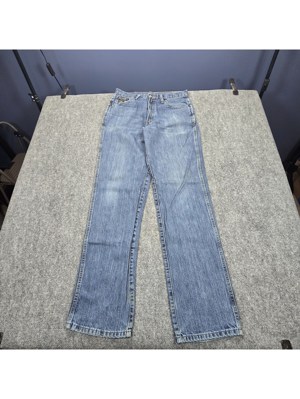 CINCH Men's Straight Leg Jeans Light Wash Blue Denim 32x36 100% Cotton